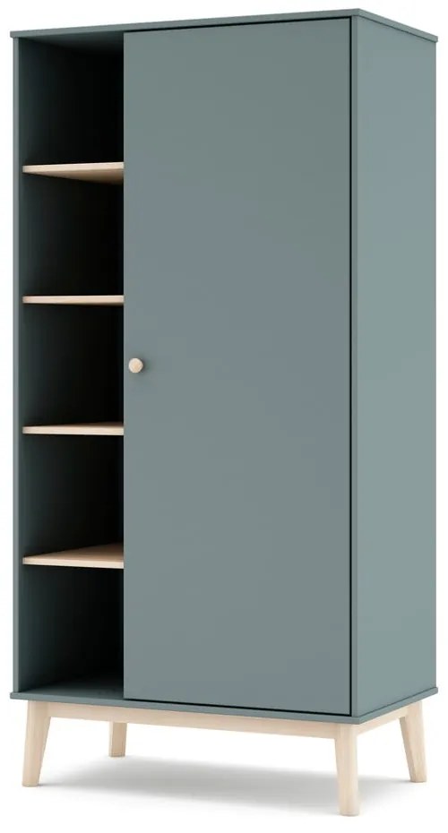 Armadio per bambini verde polveroso 90x180x52 cm Esteban – Marckeric