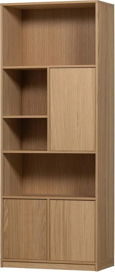 Parete attrezzata modulare in rovere naturale 157x199 cm Modulair - vtwonen