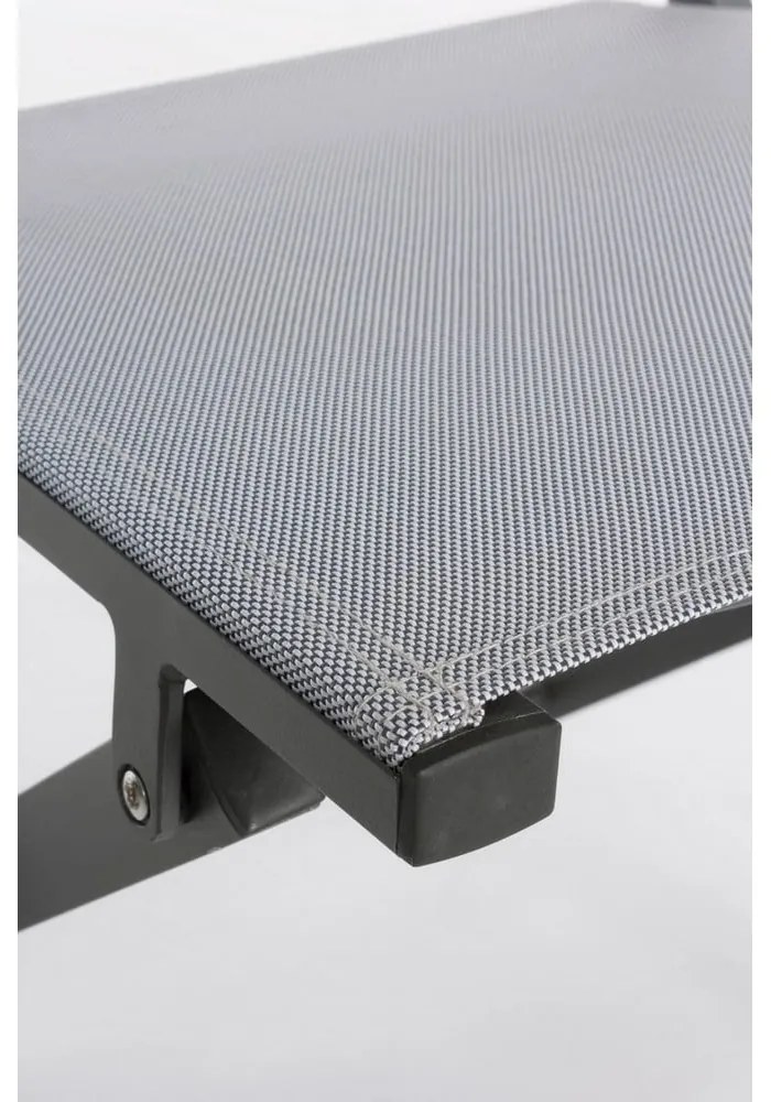 Sedia da esterno grigia in metallo Elin – Bizzotto