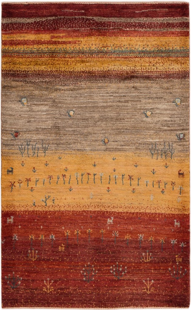 Loribaft Tappeto persiano 90x150 Rosso (Iran) Annodato A Mano