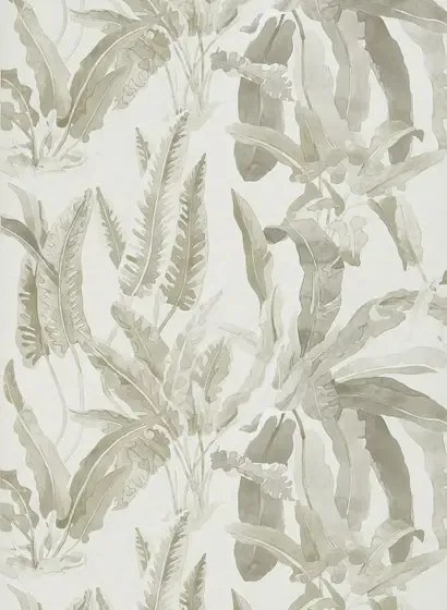 Tapete Benmore von Nina Campbell - Grey/ Ivory