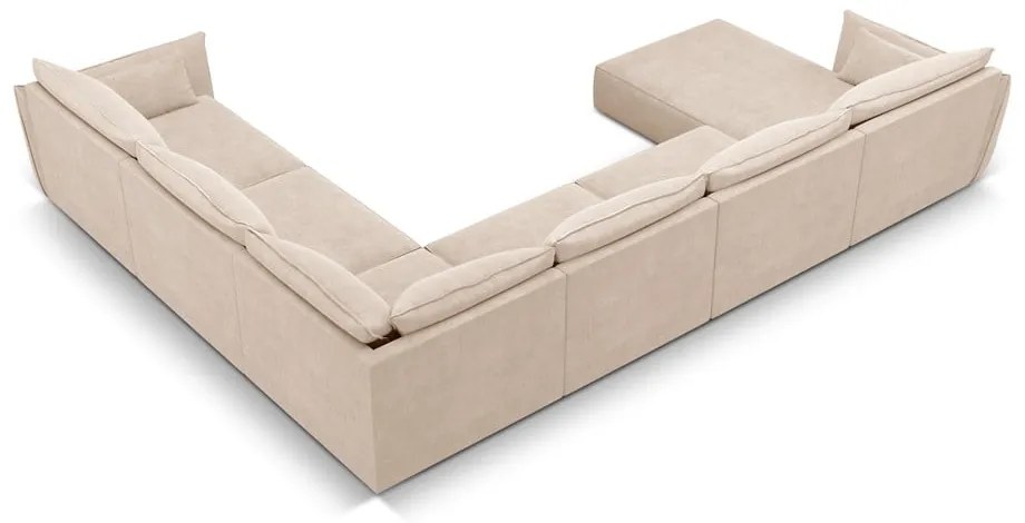 Divano angolare beige (angolo destro) Vanda - Mazzini Sofas