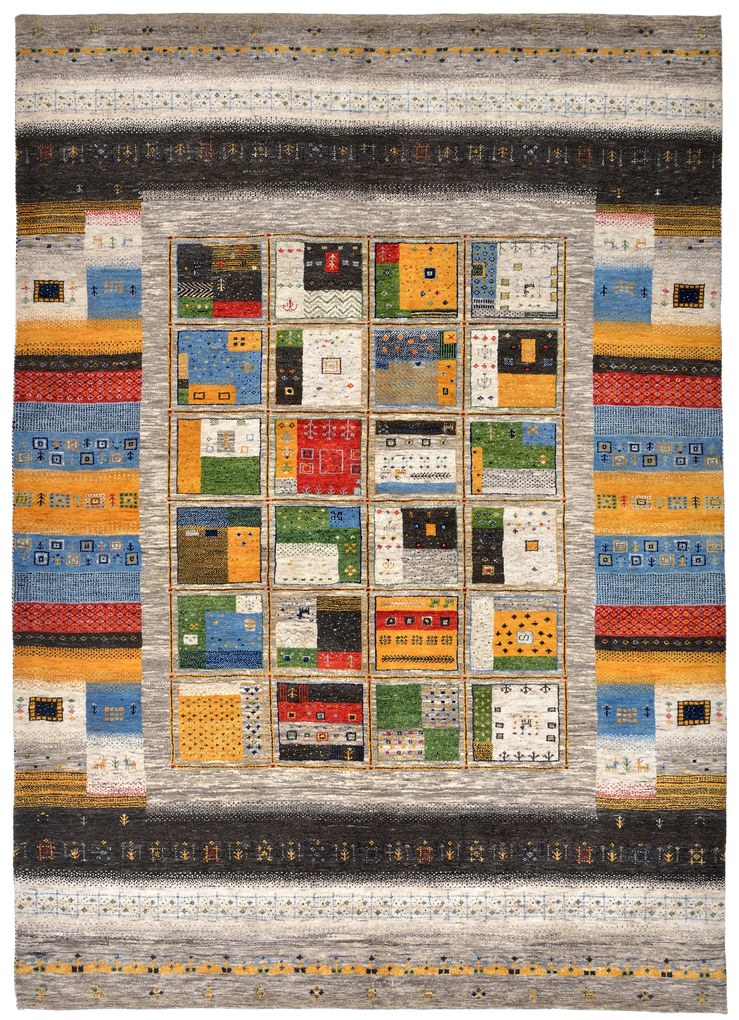 Loribaft Tappeto 170x240 (Indian) Annodato A Mano