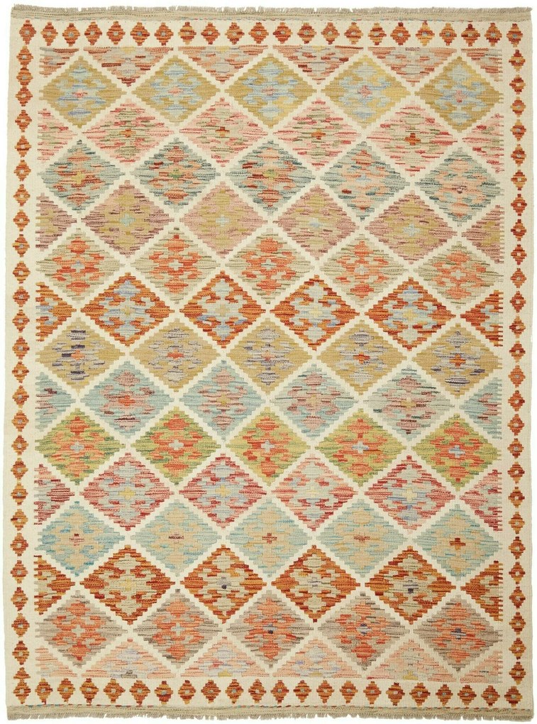 Kilim Tappeto 150x200 (Pakistan) Tessuto A Mano