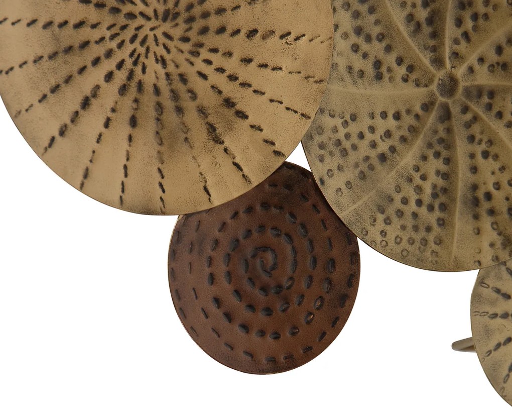 Applique da parete Art Déco oro antico 71 cm - Kelly