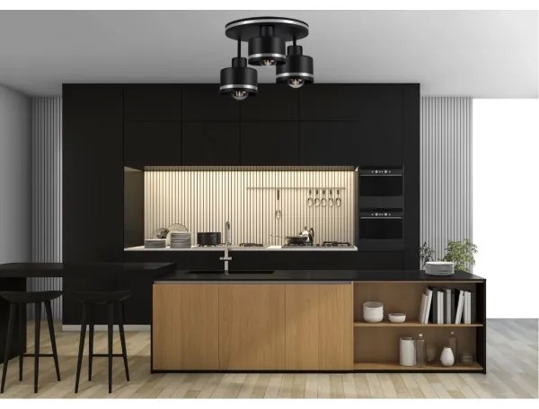 Lampadario a plafone BODO SILVER 3xE27/60W/230V