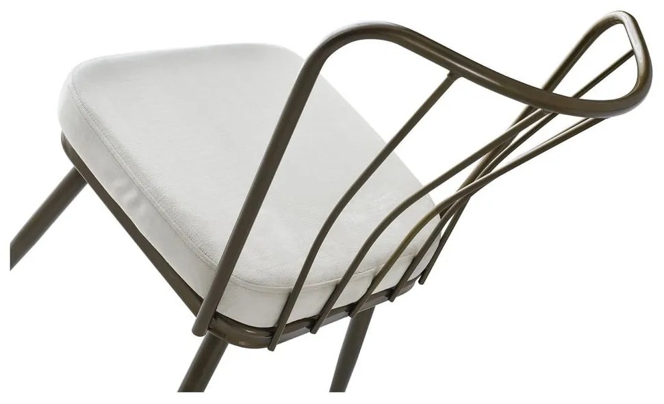 Sedie da pranzo in metallo grigio in un set di 2 Yildiz - Kalune Design