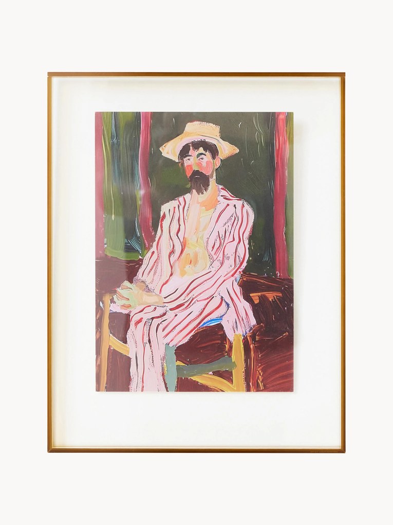 Quadro con cornice fatta a mano Olive Artist