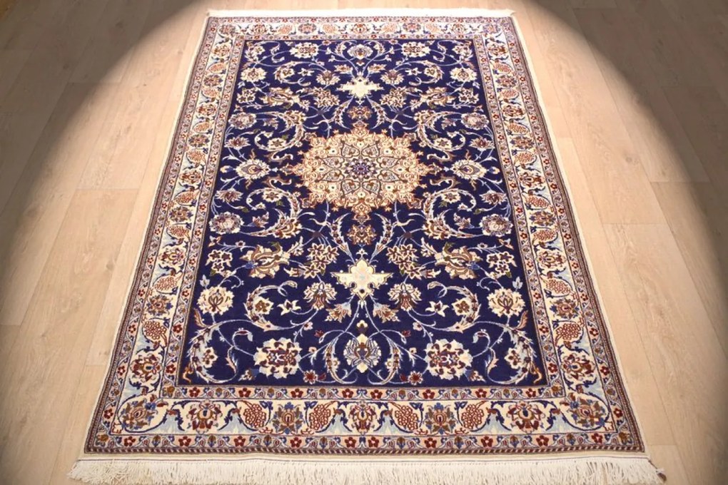 Nain Tappeto persiano 130x210 (Iran) Annodato A Mano