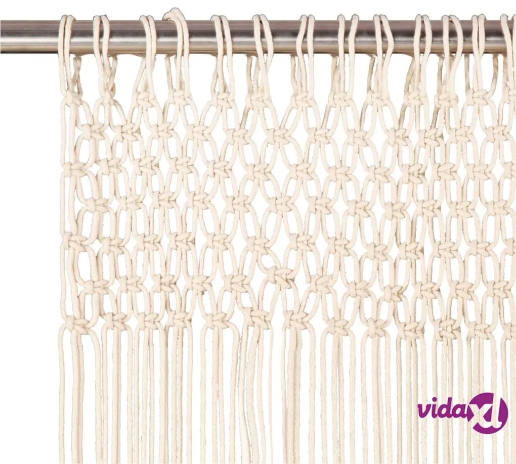 vidaXL Tenda Macramé 140x240 cm in Cotone