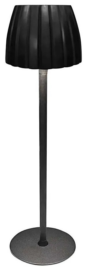 Lampada da tavolo LED dimmerabile ricaricabile 2,7W 3000-6000K 1800mAh nera