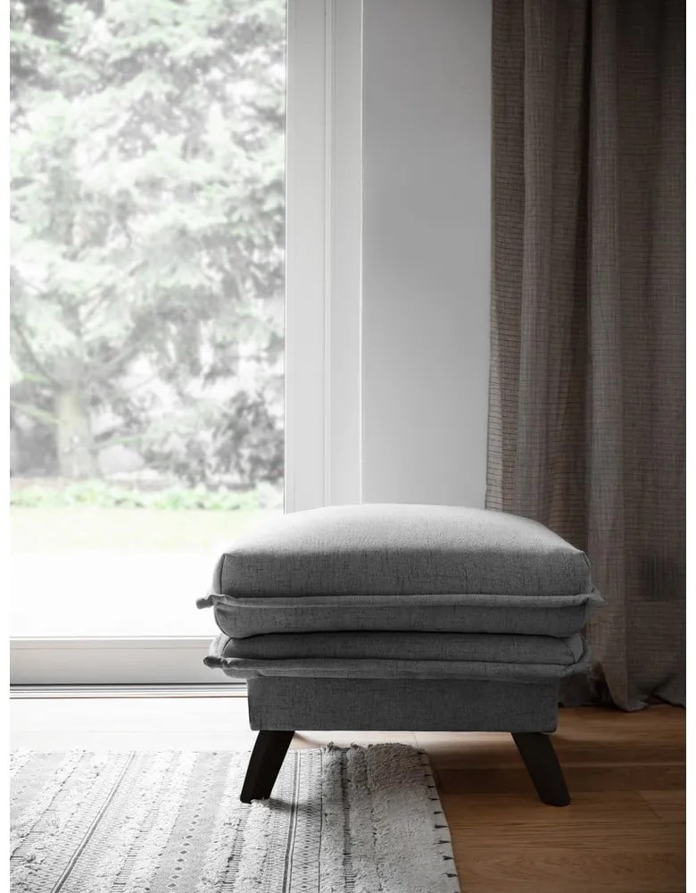 Poggiapiedi grigio Charming Charlie - Miuform