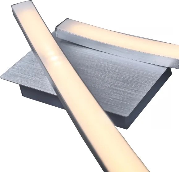 Plafoniera LED 2xLED/6W/230V 3000K, cromo opaco