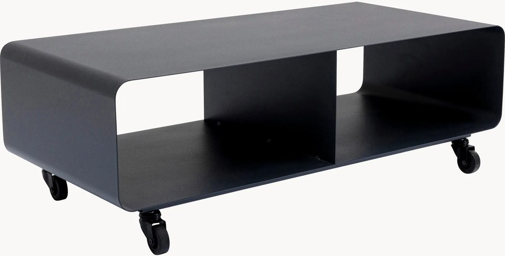 Credenza bassa in metallo con ruote Lounge M