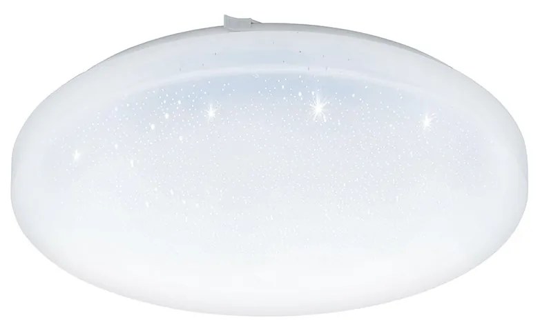 Plafoniera Moderna Frania-S Acciaio Bianco Luce Integrato 14,6W