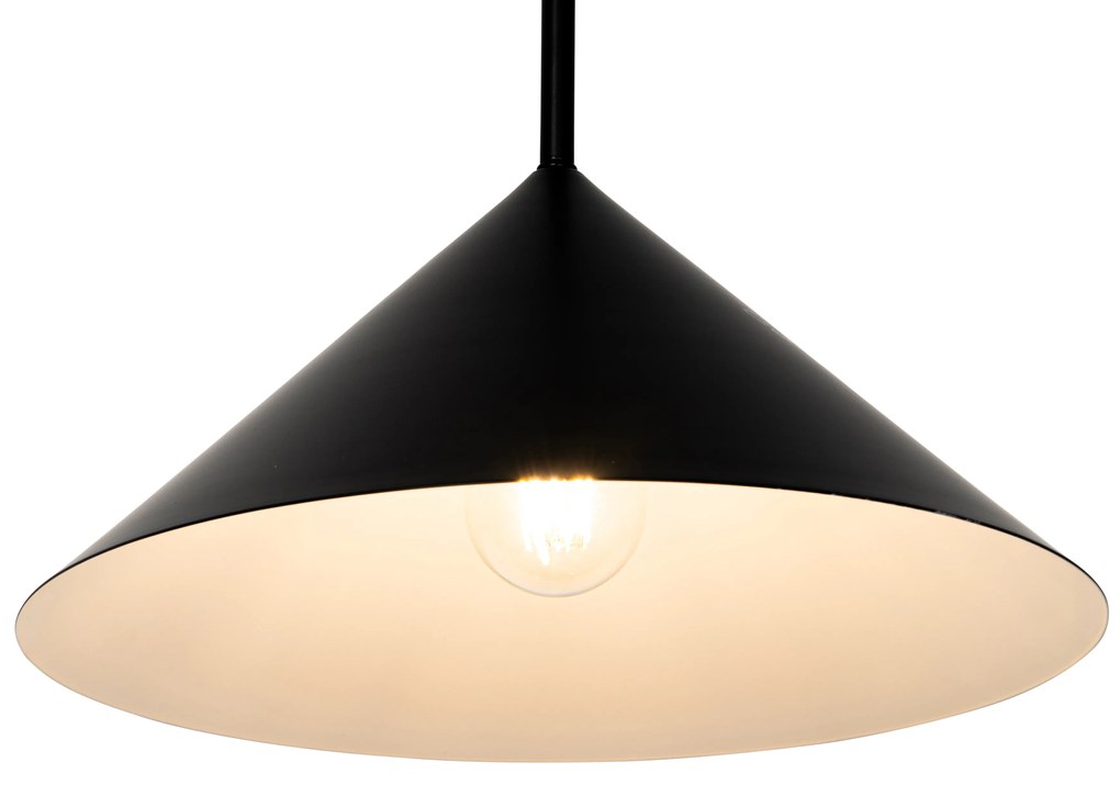 Lampada a sospensione di design nera - Triangolo
