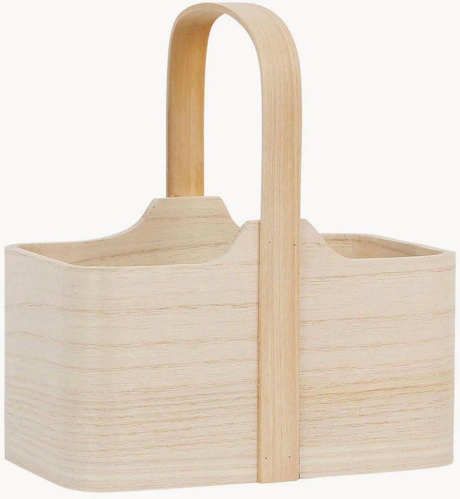 Scatola portaoggetti in legno di paulownia Anordi