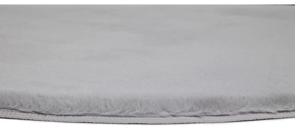 Tappeto grigio , Ø 120 cm Fox Liso - Universal