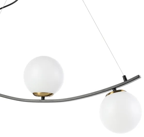 ONLI - Lampadario a sospensione con filo TRIO 3xE14/6W/230V nero