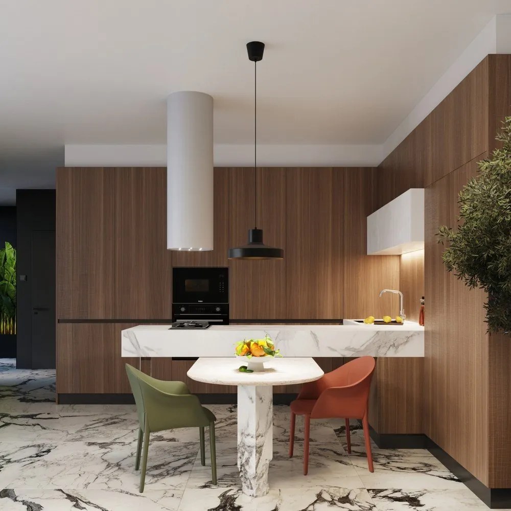 Lampadario nero ø 35 cm Vito – Sollux