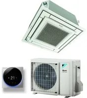 Climatizzatore Condizionatore Daikin a Cassetta Fully Flat 12000 BTU FFA35A9 + RZAG35A R-32 Wi-Fi Optional con Comando a Filo e Griglia Inclusi