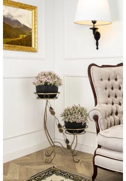 Portafiori 70x50 cm oro