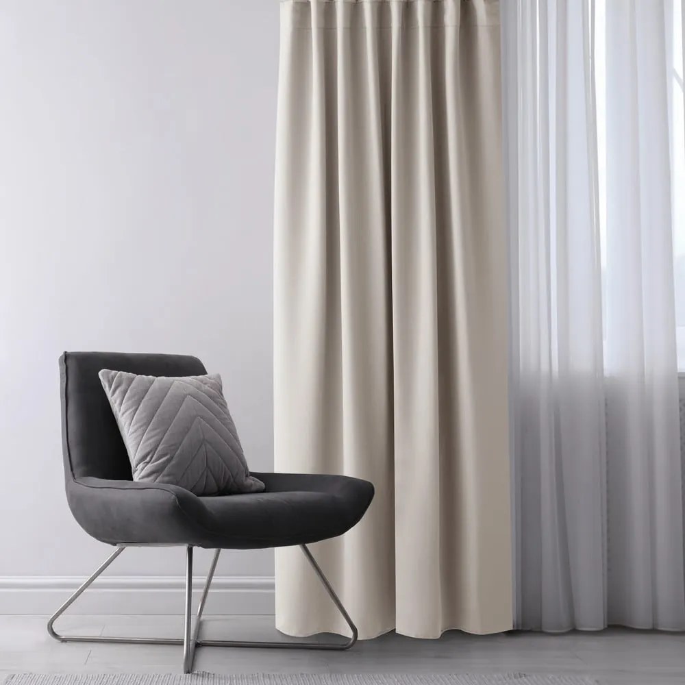 Tenda termoisolante/parzialmente oscurante beige 140x270 cm Kierra – Restilo