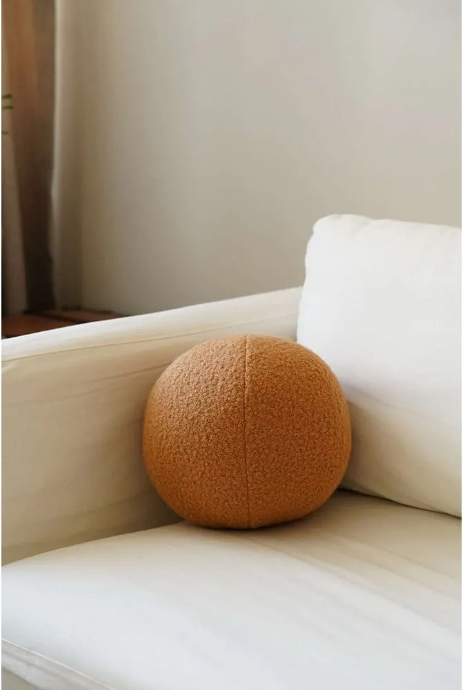 Cuscino decorativo in bouclé ø 25 cm Top – Mioli Decor