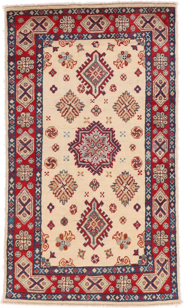 Kazak Tappeto 90x150 (Pakistan) Annodato A Mano