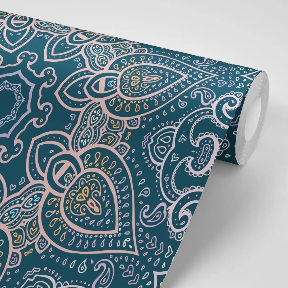 Carta da parati – Mandala con tocco indiano