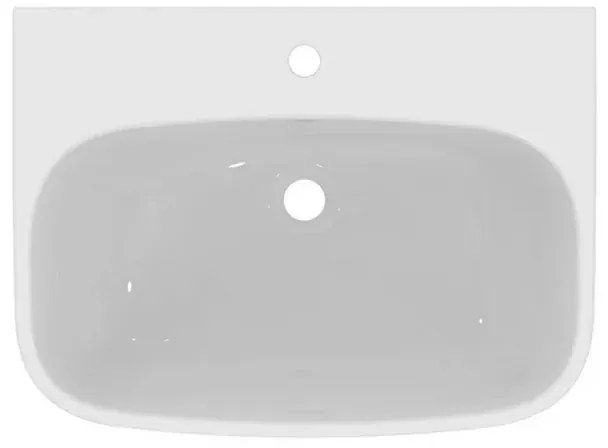 Lavabo Ideal Standard 65 cm con colonna in ceramica lucida I.Life A