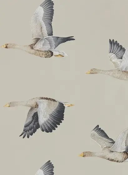 Gänse Tapete Elysian Geese von Sanderson - Gilver