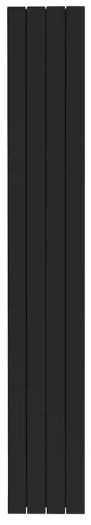 Termosifone in alluminio 4 elementi interasse 2000 mm PRODIGE SUPERIOR black coffee