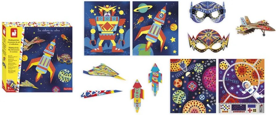 Atelier per bambini XXL - Multiattività avventurieri del cielo - 13 creazioni