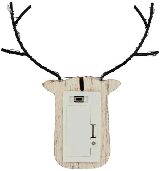 Decorazione natalizia LED 8xLED/2xAAA renna