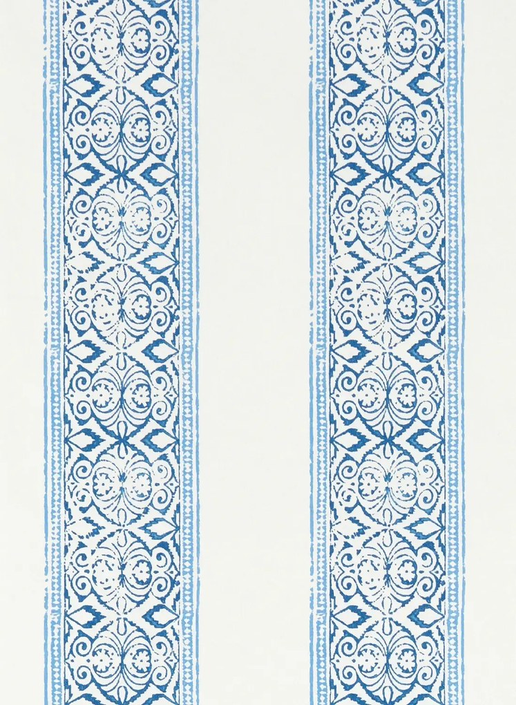 Clarke & Clarke Carta da parati Kalamkari - Cobalt