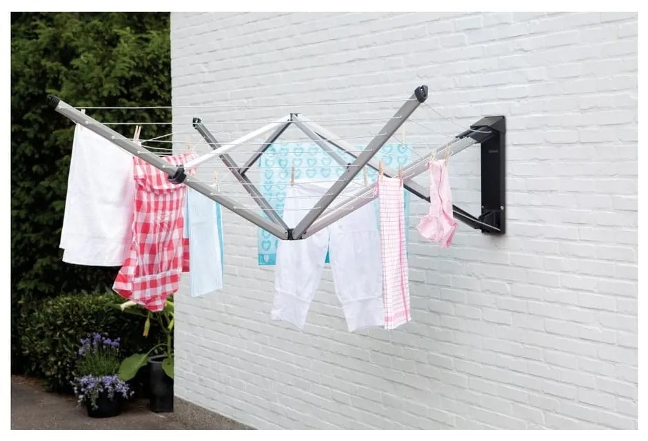 Stendino da giardino da parete WallFix 24m – Brabantia