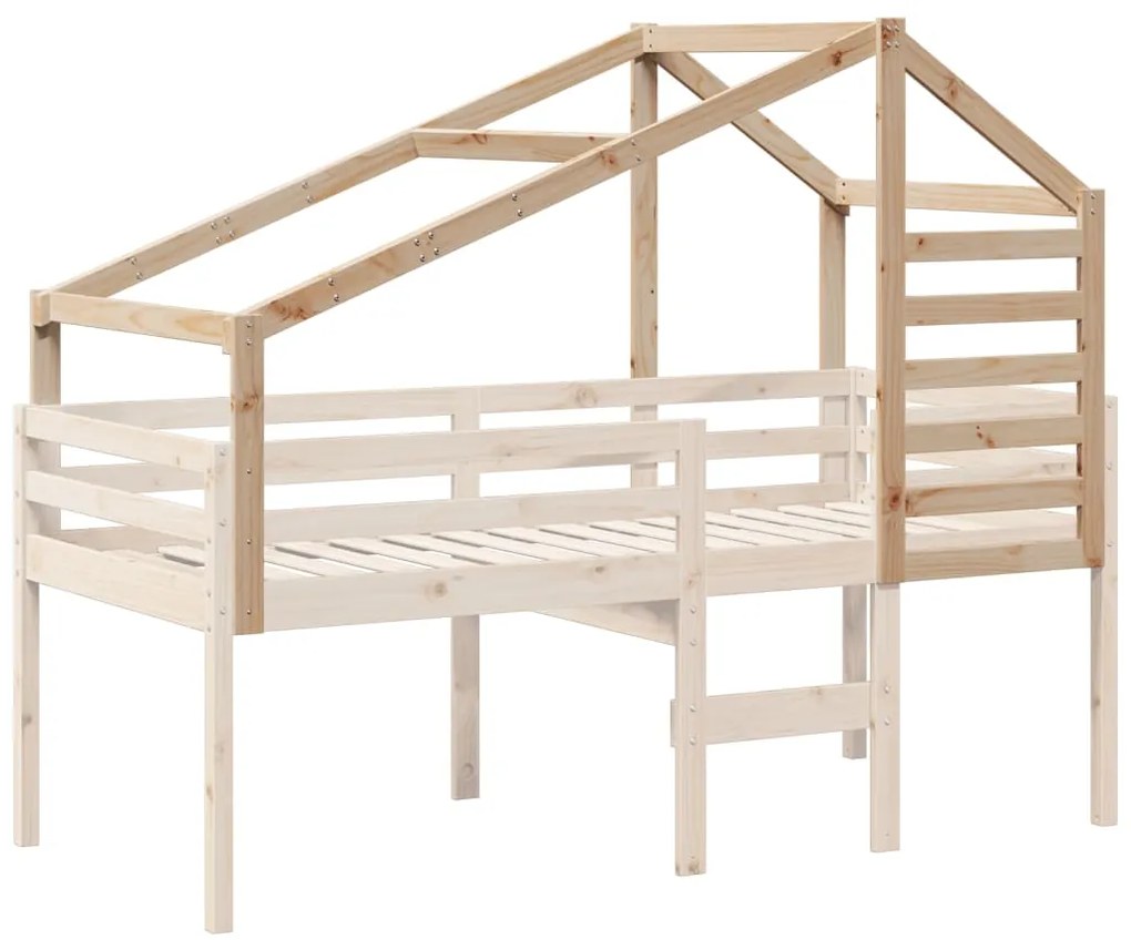 Tetto per letto bambini 188x97x113 cm in legno massello di pino