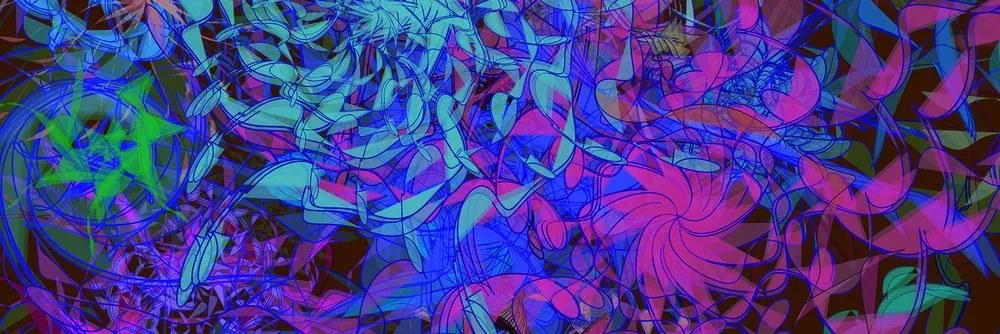 Quadro su tela – Astrazione moderna in design interessante