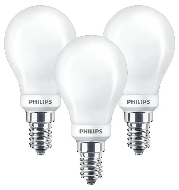 Philips - 3-pack Lampadina LED Regulable 4,5W Corona E14