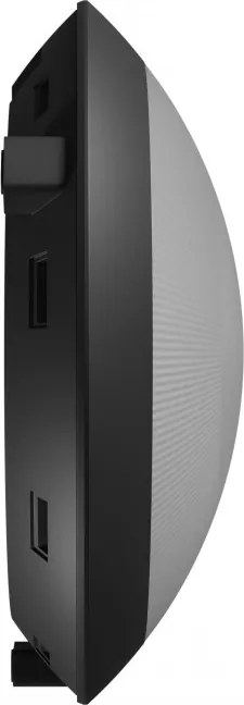 Plafoniera rotonda E27 IP65 Ø30cm Con sensore Movimento - Nera