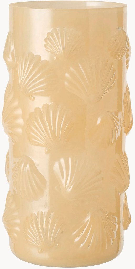 Vaso in vetro soffiato Corallo, alt. 31 cm