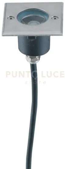 Faro a incasso calpestabile led walk acciaio quadrato 3w 375lm 4000...