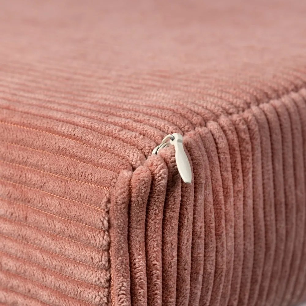 Set per psicomotricità rosa chiaro in velluto a coste 75x41x7 cm Bloque Montessori – Little Nice Things