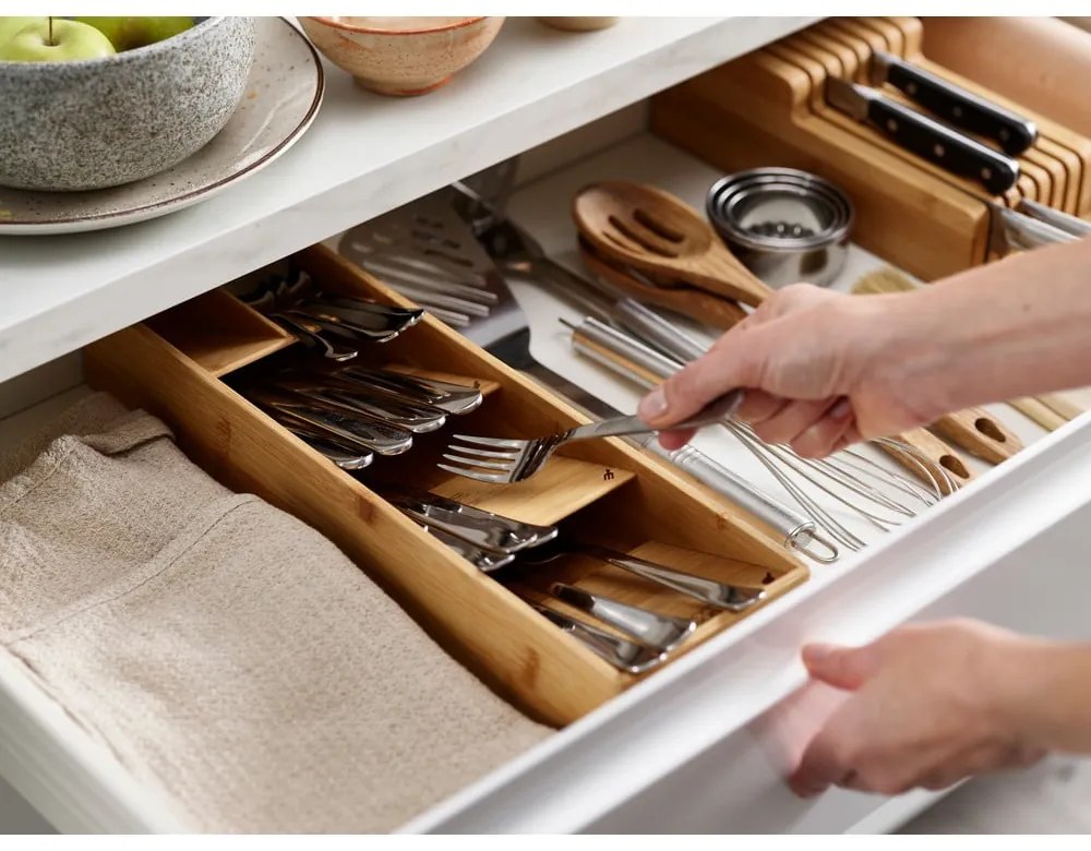 Organizzatore di posate in bambù DrawerStore™ - Joseph Joseph