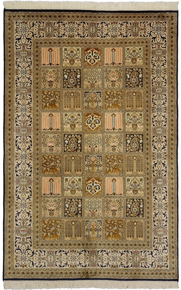 Tappeto orientale 190 x 120 Beige (Indian) Annodato A Mano