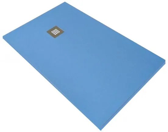 Piatto doccia in pietra SolidStone azzurro cilento ral 5014 80x130