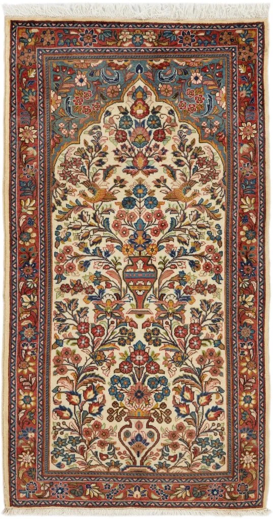 Sarouk Tappeto persiano 130 x 70 (Iran) Annodato A Mano