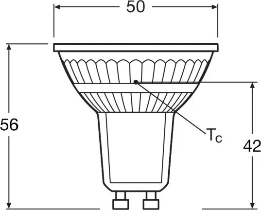 SET 5x Lampadina LED PAR16 GU10/4,3W/230V 2700K 120° - Osram