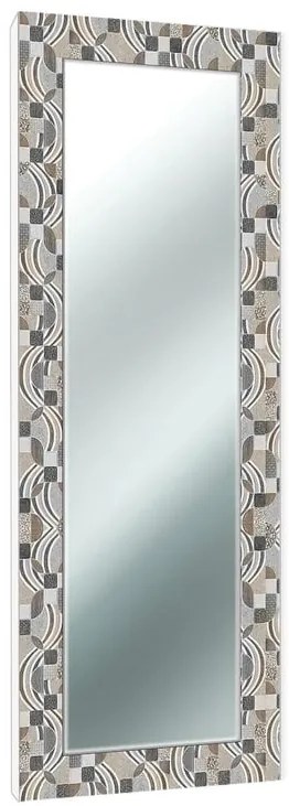 Specchio rettangolare in legno multicolore 52 x 152 cm